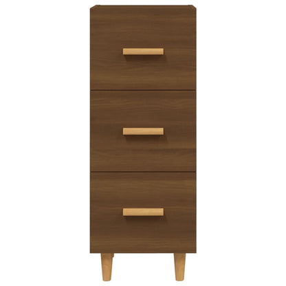 vidaXL Sideboard Brown Oak 34.5x34x90 cm Engineered Wood