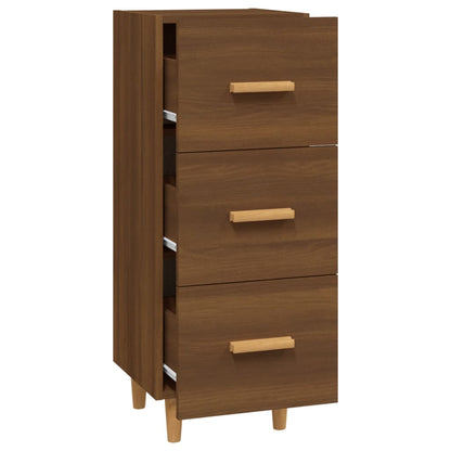 vidaXL Sideboard Brown Oak 34.5x34x90 cm Engineered Wood