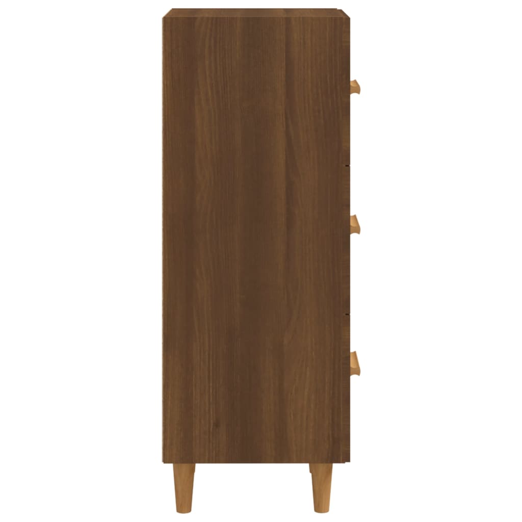vidaXL Sideboard Brown Oak 34.5x34x90 cm Engineered Wood