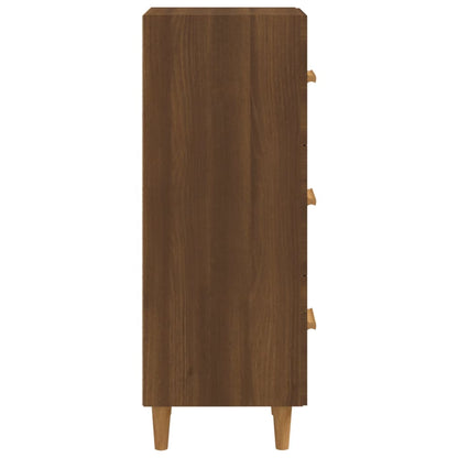 vidaXL Sideboard Brown Oak 34.5x34x90 cm Engineered Wood