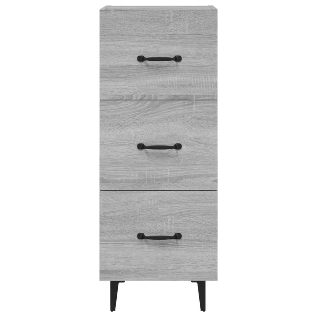 vidaXL Sideboard Grey Sonoma 34.5x34x90 cm Engineered Wood