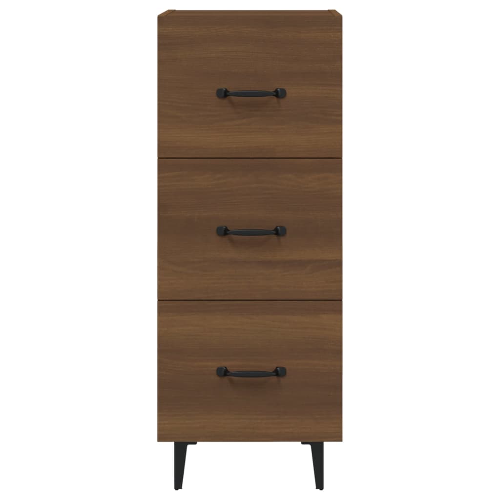 vidaXL Sideboard Brown oak 34.5x34x90 cm Engineered Wood
