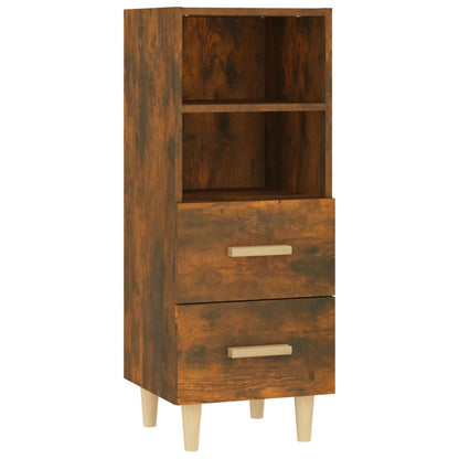 vidaXL Sideboard Smoked Oak 34.5x34x90 cm Engineered Wood