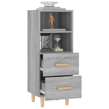vidaXL Sideboard Grey Sonoma 34.5x34x90 cm Engineered Wood