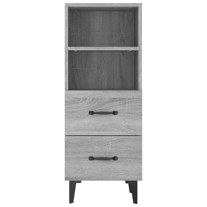 vidaXL Sideboard Grey Sonoma 34.5x34x90 cm Engineered Wood