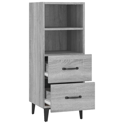vidaXL Sideboard Grey Sonoma 34.5x34x90 cm Engineered Wood