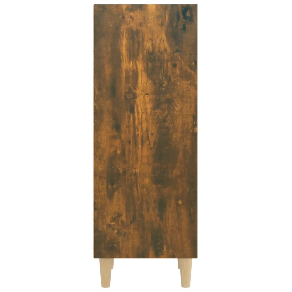 vidaXL Sideboard Smoked Oak 34.5x32.5x90 cm Engineered Wood