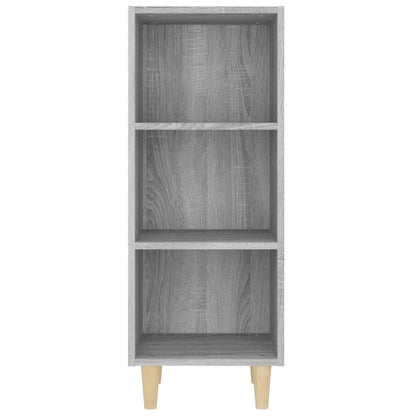 vidaXL Sideboard Grey Sonoma 34.5x32.5x90 cm Engineered Wood