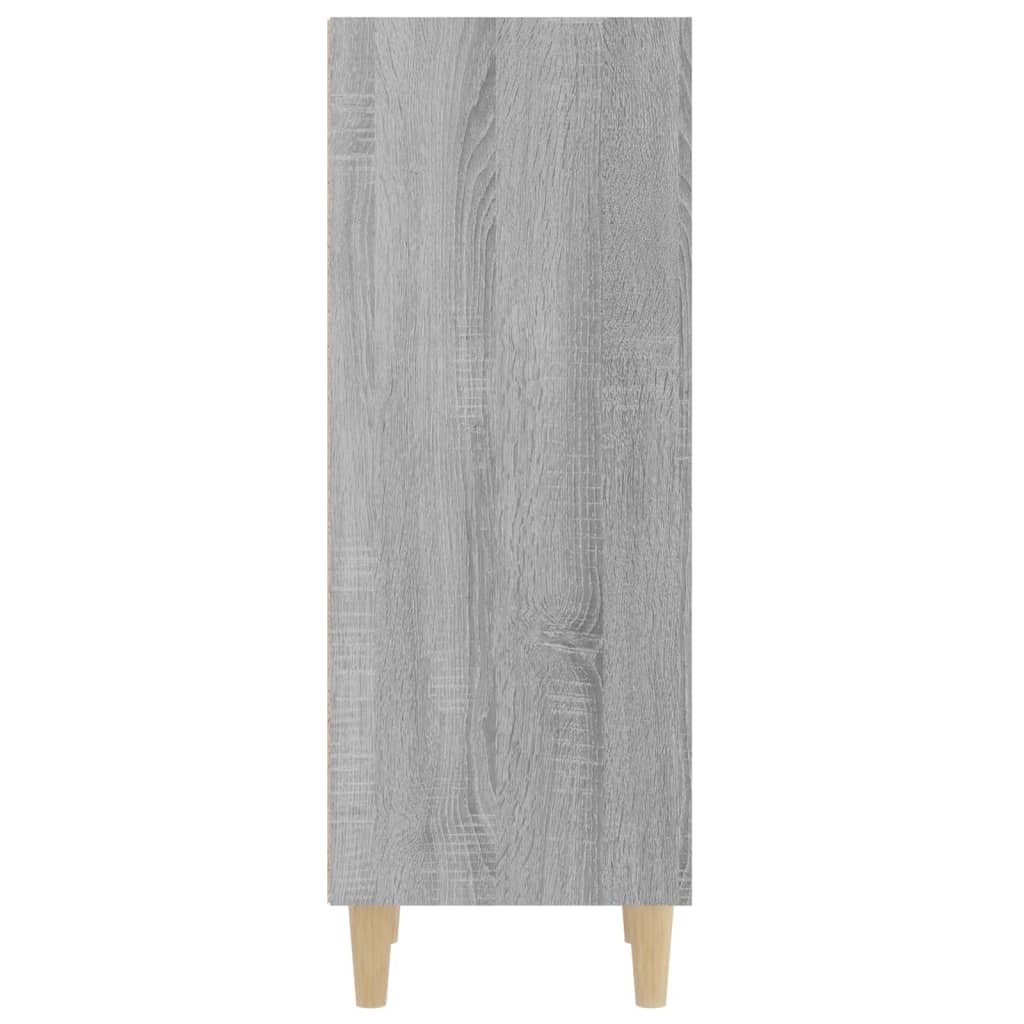 vidaXL Sideboard Grey Sonoma 34.5x32.5x90 cm Engineered Wood