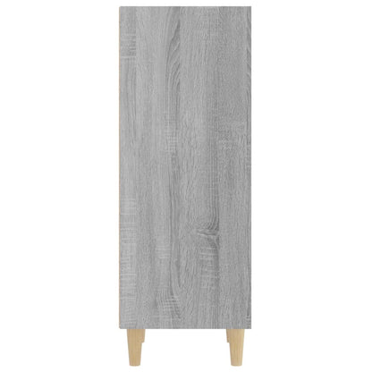 vidaXL Sideboard Grey Sonoma 34.5x32.5x90 cm Engineered Wood