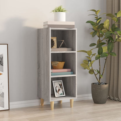 vidaXL Sideboard Grey Sonoma 34.5x32.5x90 cm Engineered Wood