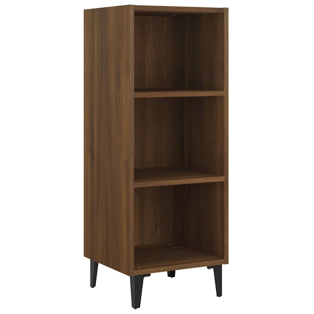 vidaXL Sideboard Brown Oak 34,5x32,5x90 cm Engineered Wood
