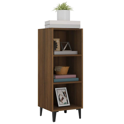 vidaXL Sideboard Brown Oak 34,5x32,5x90 cm Engineered Wood