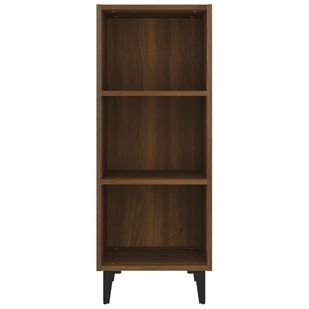 vidaXL Sideboard Brown Oak 34.5x32.5x90 cm Engineered Wood