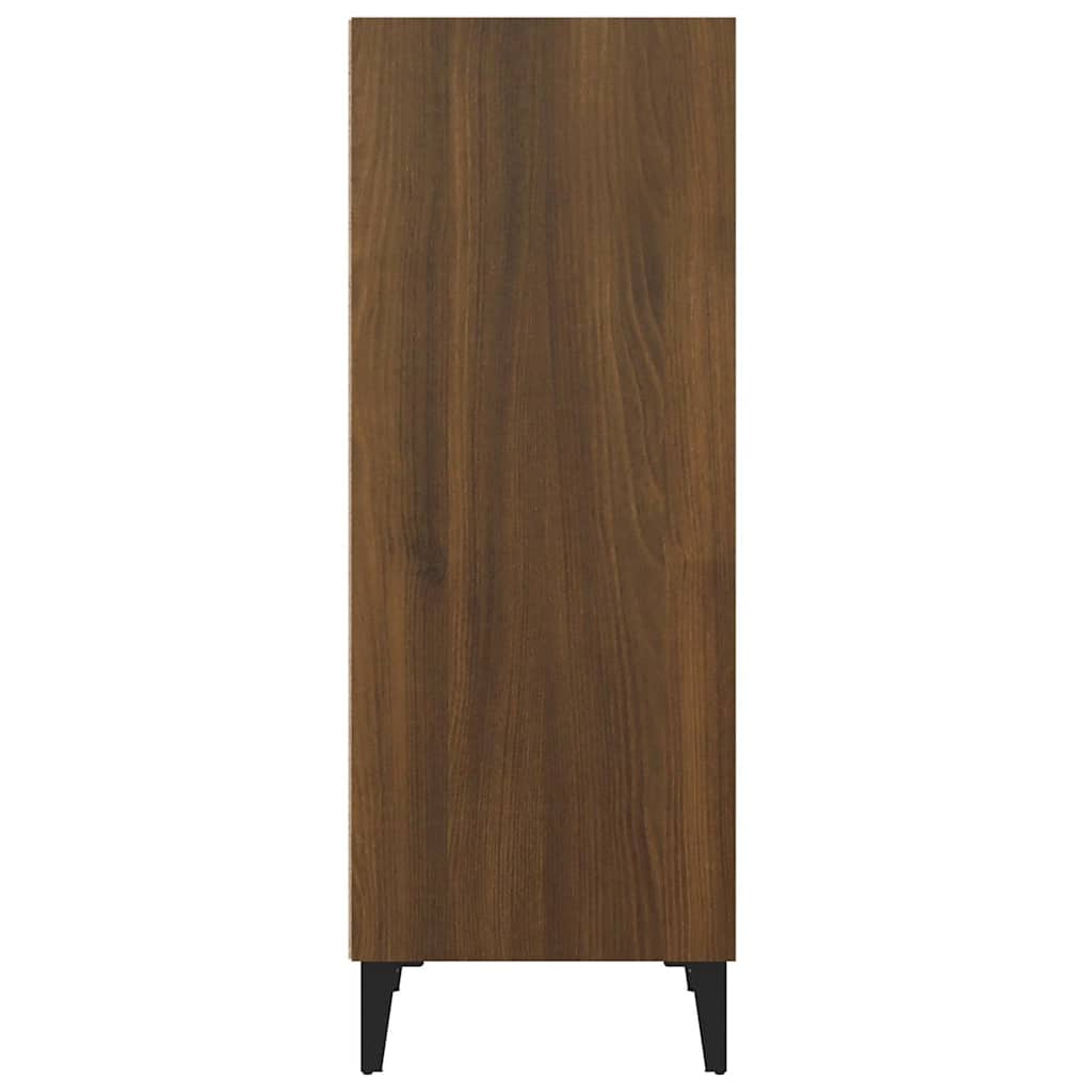 vidaXL Sideboard Brown Oak 34,5x32,5x90 cm Engineered Wood