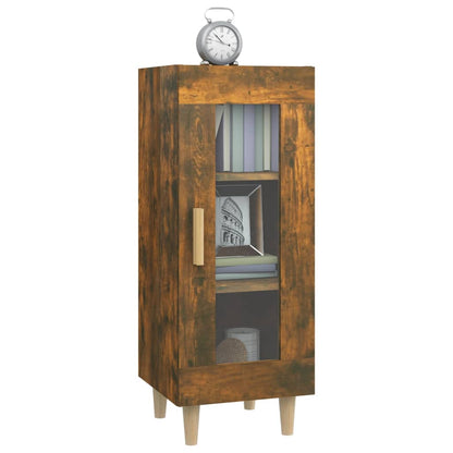 vidaXL Sideboard Smoked Oak 34.5x34x90 cm Engineered Wood