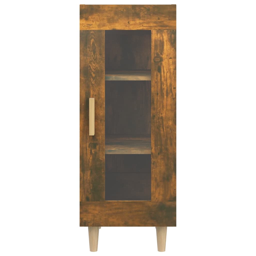 vidaXL Sideboard Smoked Oak 34.5x34x90 cm Engineered Wood