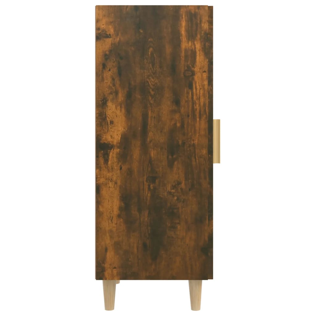 vidaXL Sideboard Smoked Oak 34.5x34x90 cm Engineered Wood