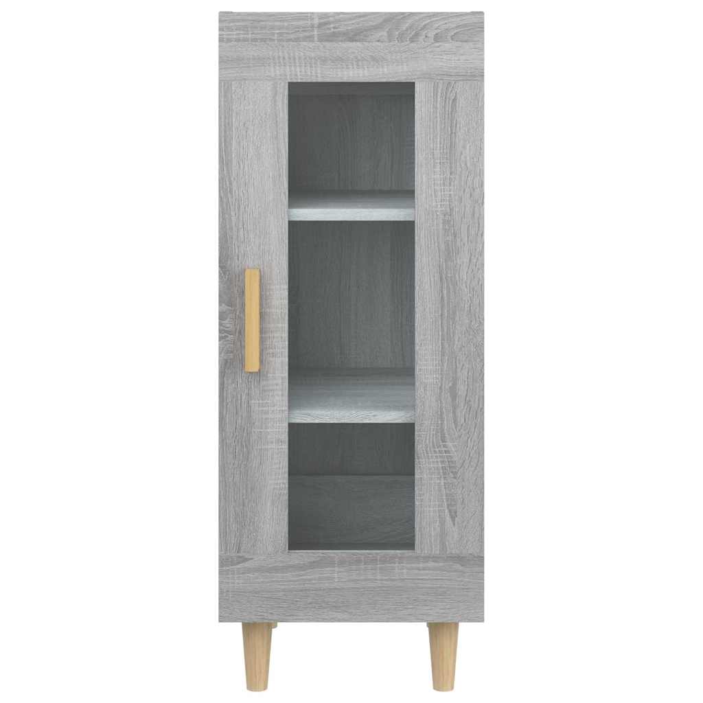 vidaXL Sideboard Grey Sonoma 34.5x34x90 cm Engineered Wood