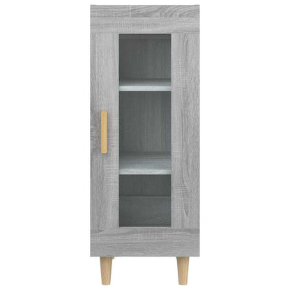 vidaXL Sideboard Grey Sonoma 34.5x34x90 cm Engineered Wood