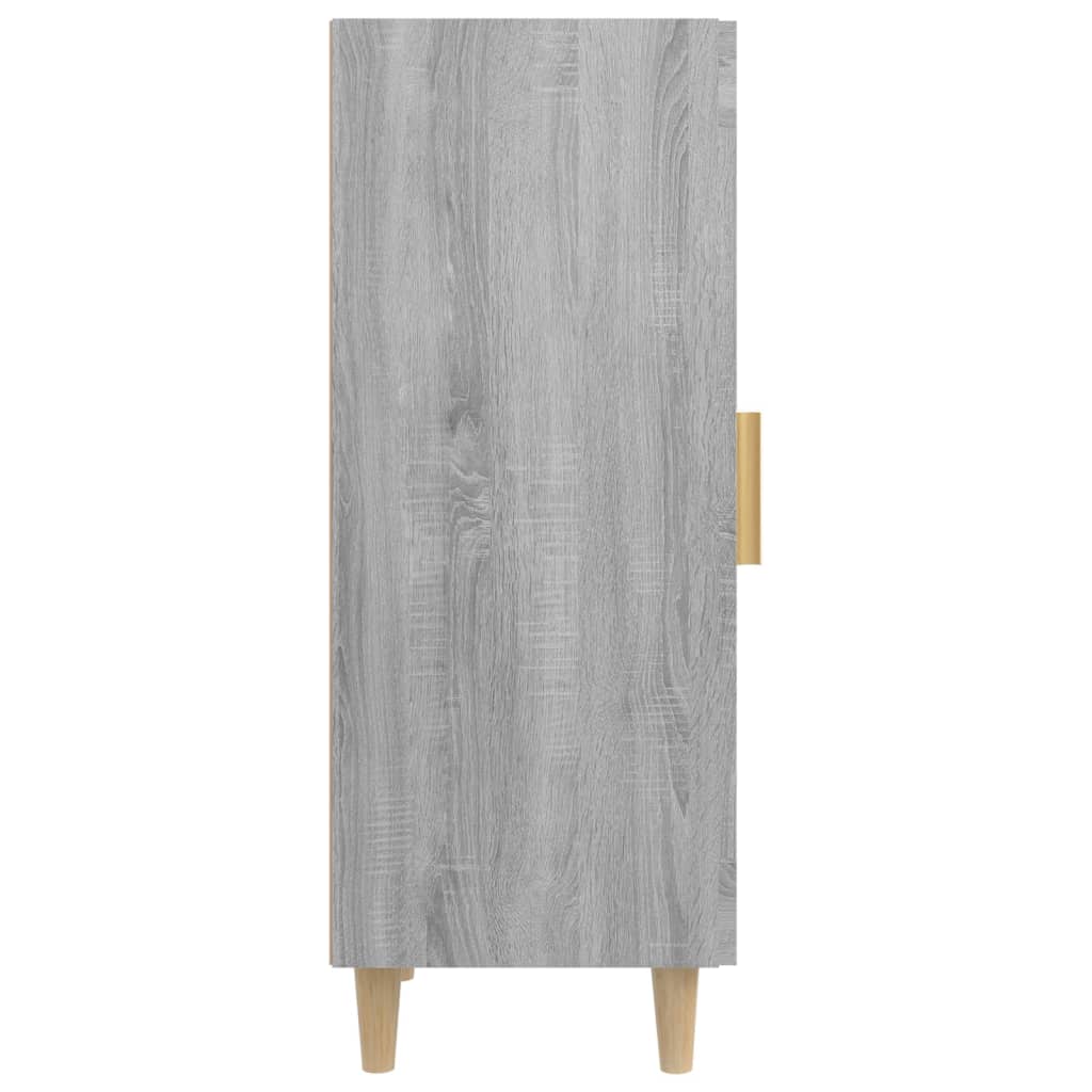 vidaXL Sideboard Grey Sonoma 34.5x34x90 cm Engineered Wood