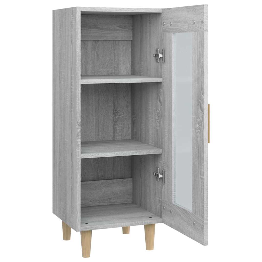 vidaXL Sideboard Grey Sonoma 34.5x34x90 cm Engineered Wood