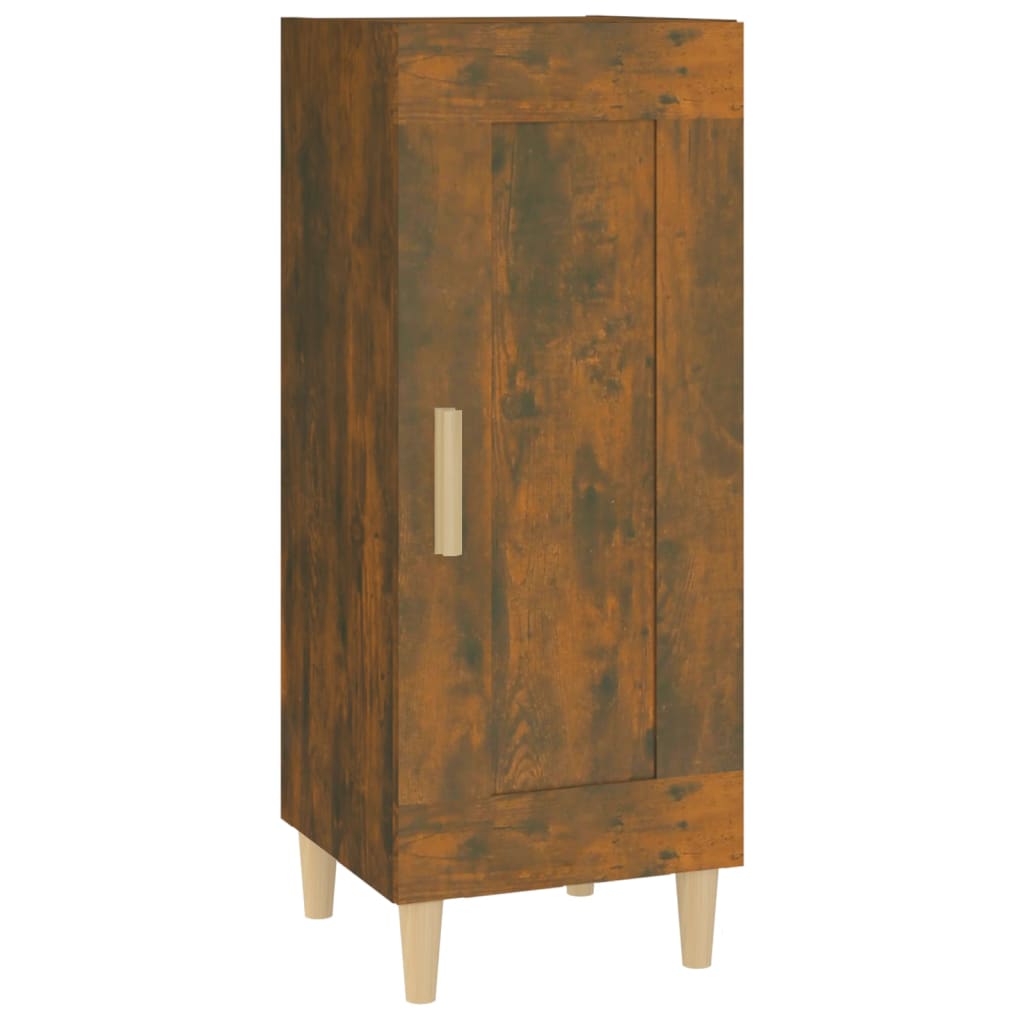 vidaXL Sideboard Smoked Oak 34.5x34x90 cm Engineered Wood