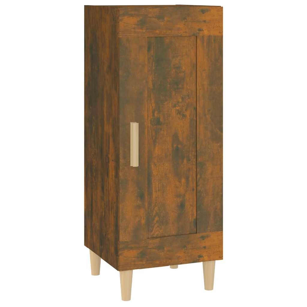vidaXL Sideboard Smoked Oak 34,5x34x90 cm Engineered Wood