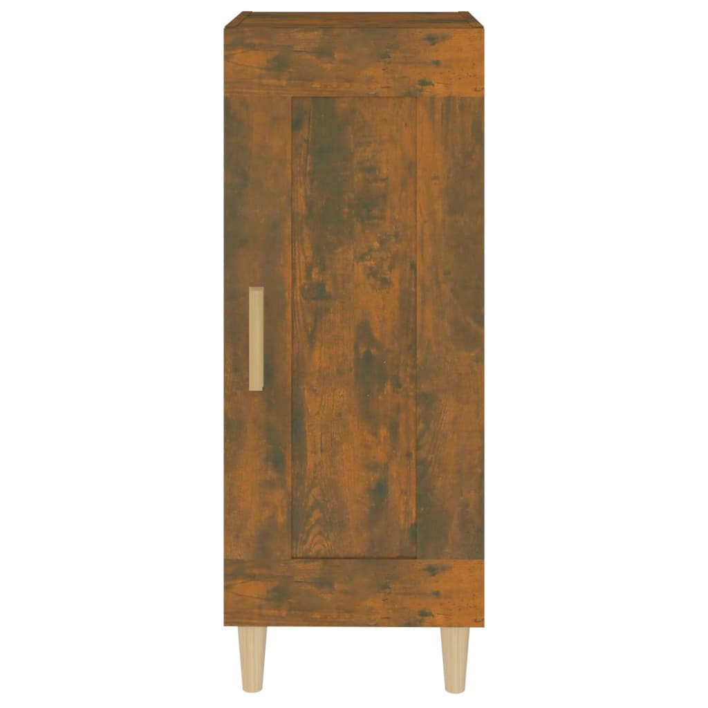vidaXL Sideboard Smoked Oak 34.5x34x90 cm Engineered Wood