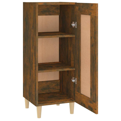 vidaXL Sideboard Smoked Oak 34,5x34x90 cm Engineered Wood