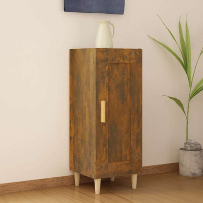 vidaXL Sideboard Smoked Oak 34,5x34x90 cm Engineered Wood