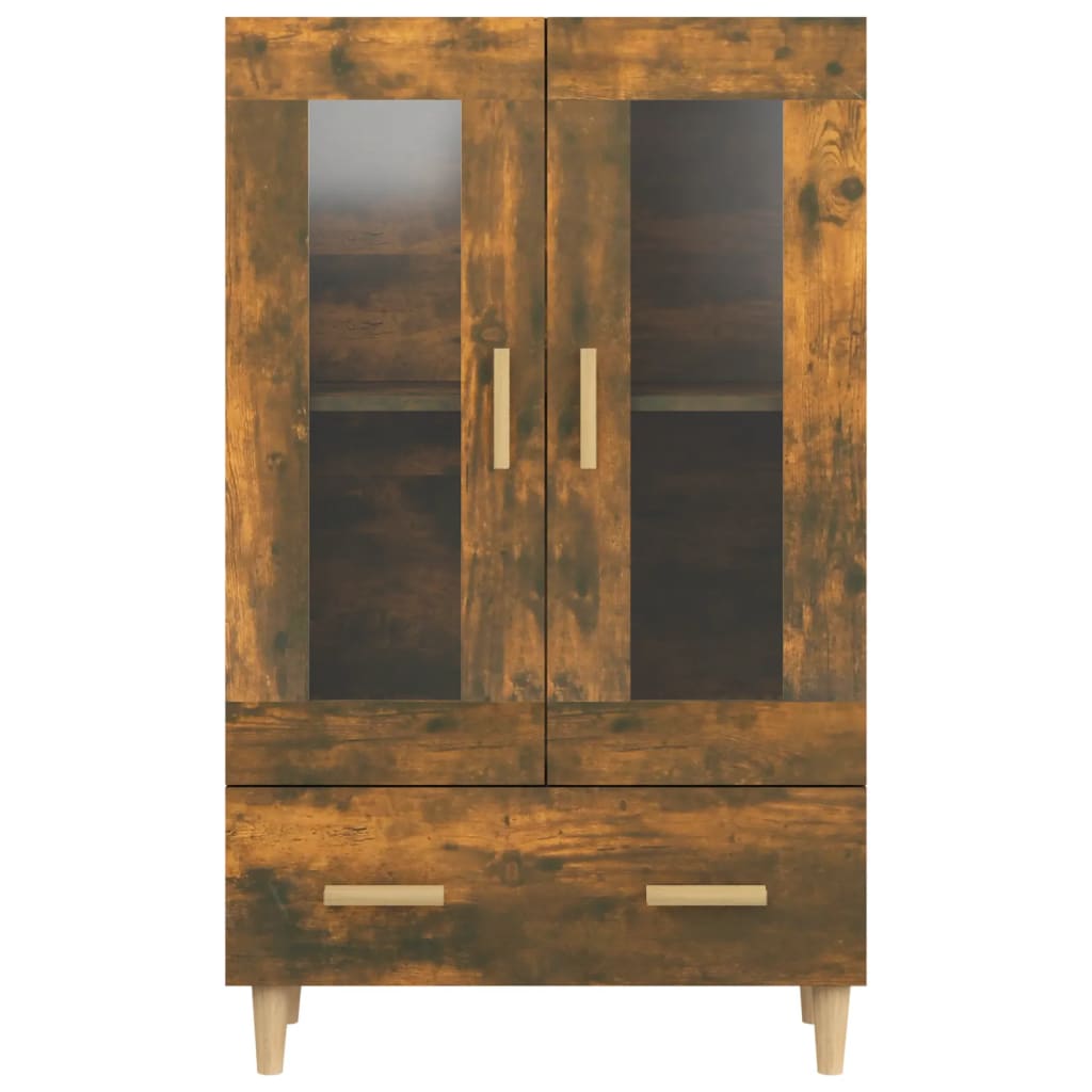 vidaXL Highboard Smoked Oak 70x31x115 cm Engineered Wood