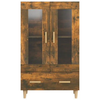 vidaXL Highboard Smoked Oak 70x31x115 cm Engineered Wood