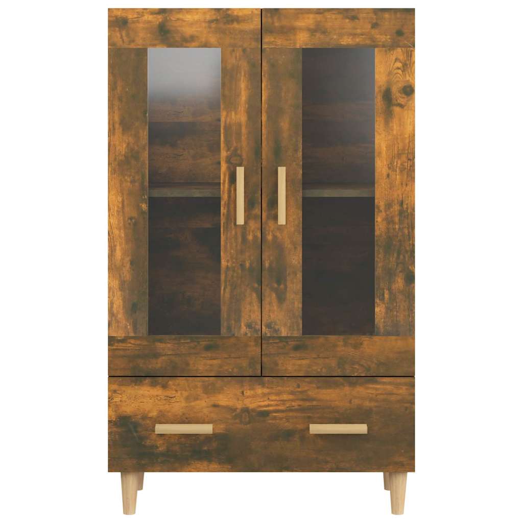 vidaXL Highboard Smoked Oak 70x31x115 cm Engineered Wood