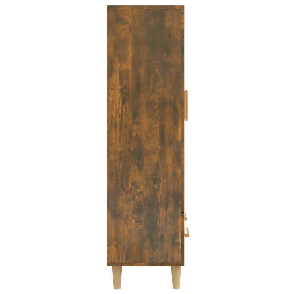 vidaXL Highboard Smoked Oak 70x31x115 cm Engineered Wood