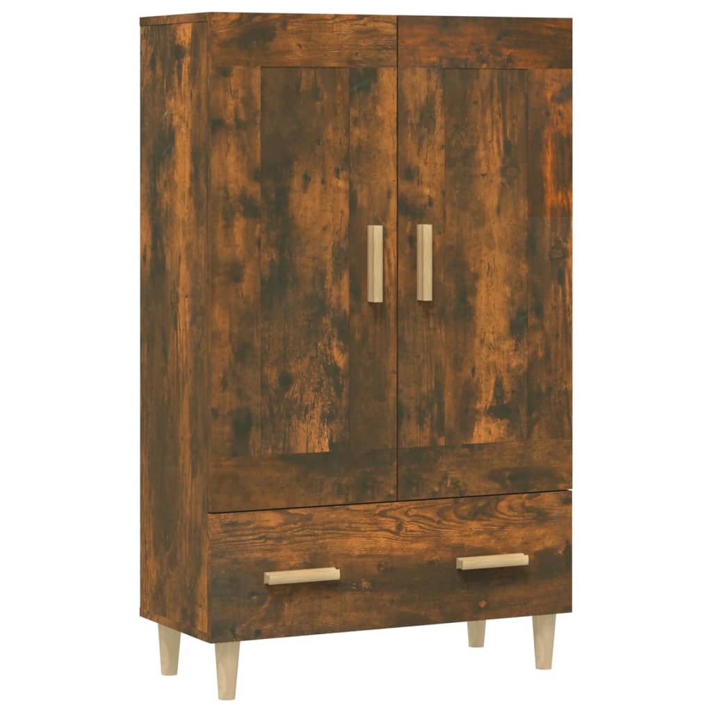 vidaXL Highboard Smoked Oak 70x31x115 cm Engineered Wood