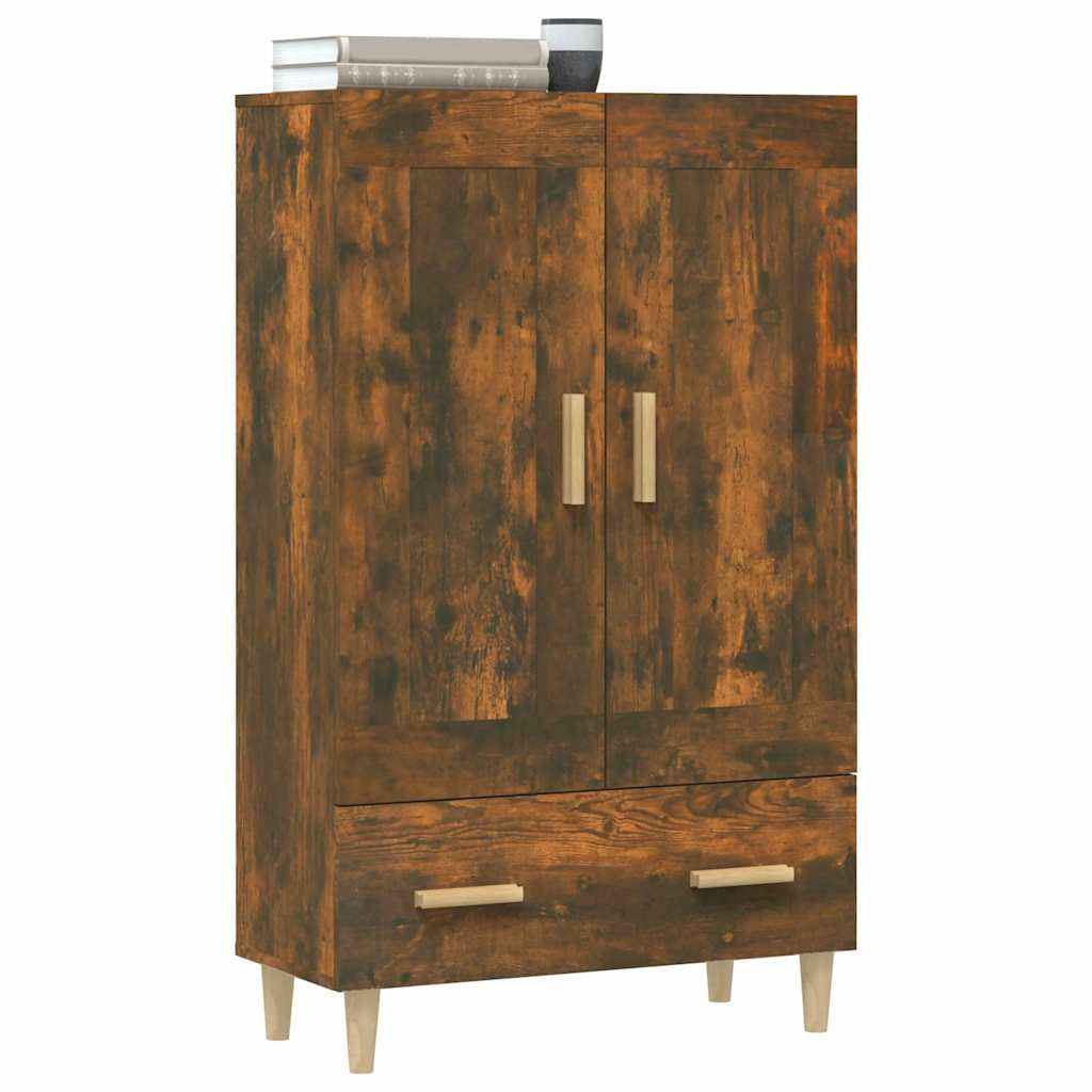 vidaXL Highboard Smoked Oak 70x31x115 cm Engineered Wood