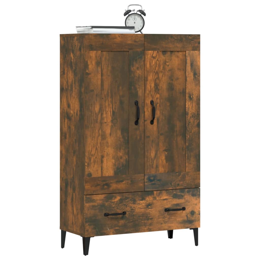 vidaXL Highboard Smoked Oak 70x31x115 cm Engineered Wood