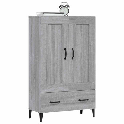 vidaXL Highboard Grey Sonoma 70x31x115 cm Engineered Wood