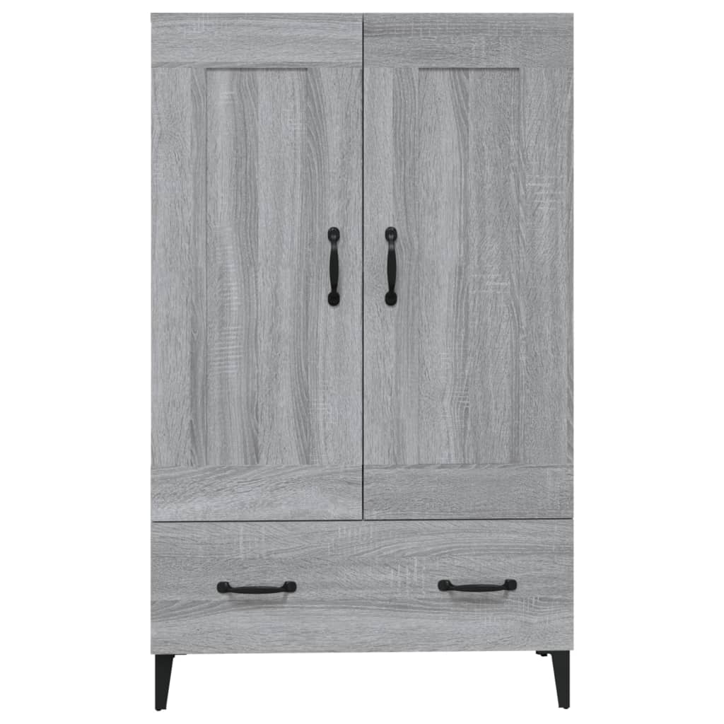vidaXL Highboard Grey Sonoma 70x31x115 cm Engineered Wood