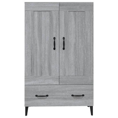 vidaXL Highboard Grey Sonoma 70x31x115 cm Engineered Wood