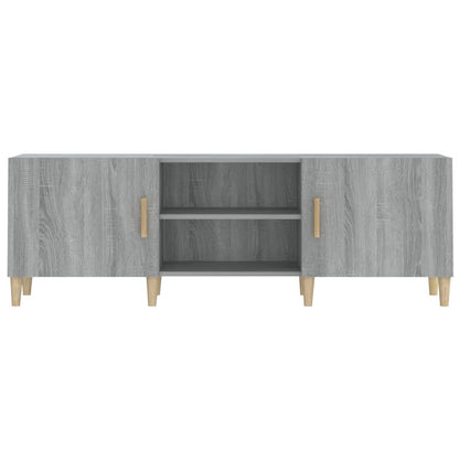 vidaXL TV Cabinet Grey Sonoma 150x30x50 cm Engineered Wood