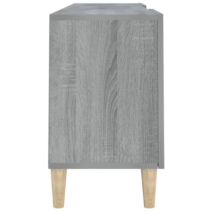 vidaXL TV Cabinet Grey Sonoma 150x30x50 cm Engineered Wood