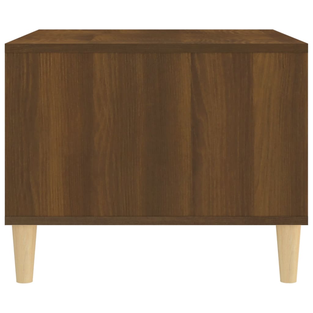 vidaXL Coffee Table Brown Oak 60x50x40 cm Engineered Wood
