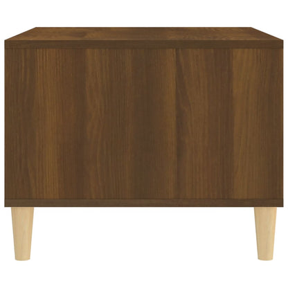 vidaXL Coffee Table Brown Oak 60x50x40 cm Engineered Wood