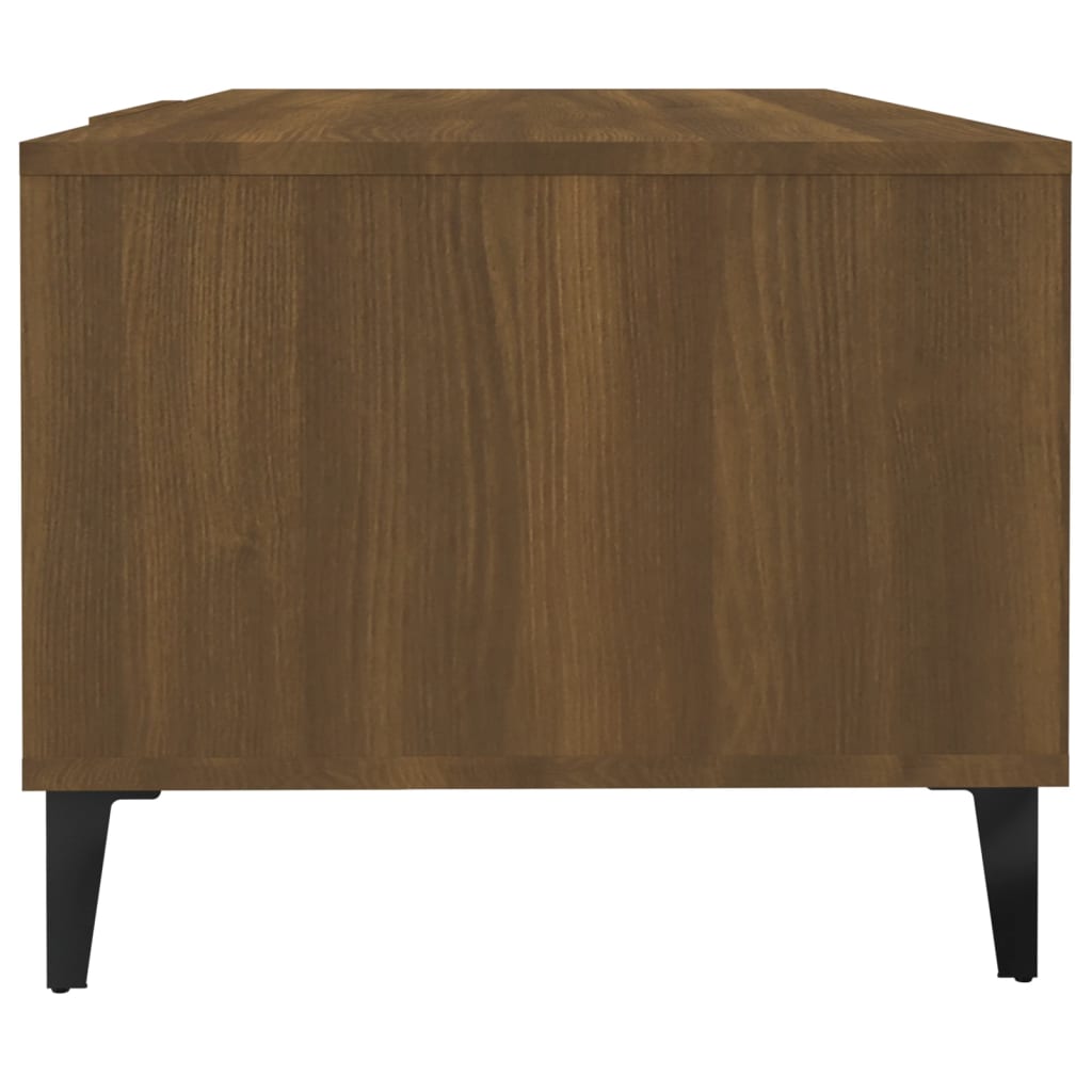 vidaXL Coffee Table Brown Oak 102x50x40 cm Engineered Wood