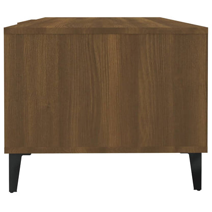 vidaXL Coffee Table Brown Oak 102x50x40 cm Engineered Wood