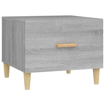 817533 vidaXL Coffee Table Grey Sonoma 50x50x40 cm Engineered Wood