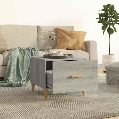 vidaXL Coffee Tables 2 pcs Grey Sonoma 50x50x40 cm Engineered Wood