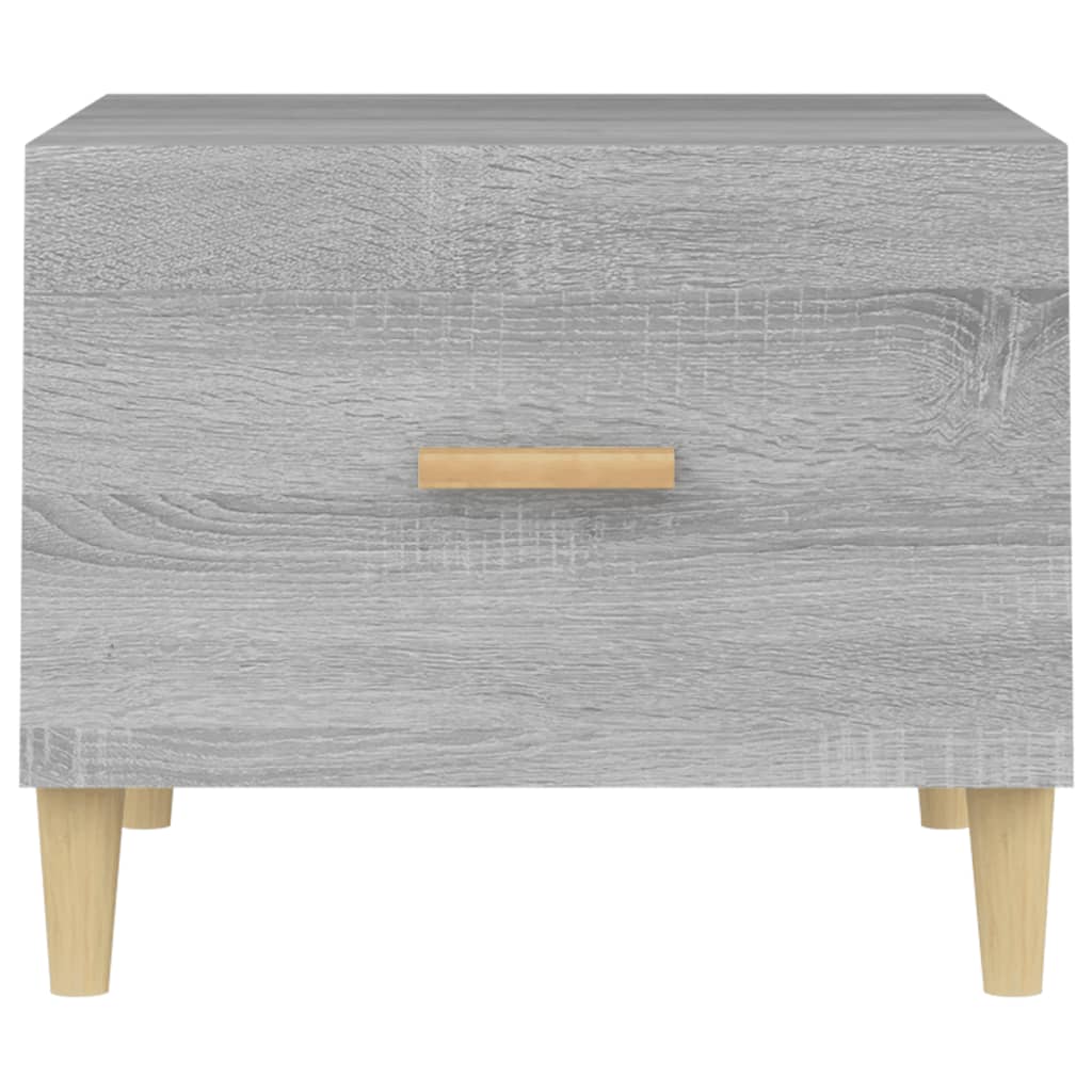 vidaXL Coffee Tables 2 pcs Grey Sonoma 50x50x40 cm Engineered Wood